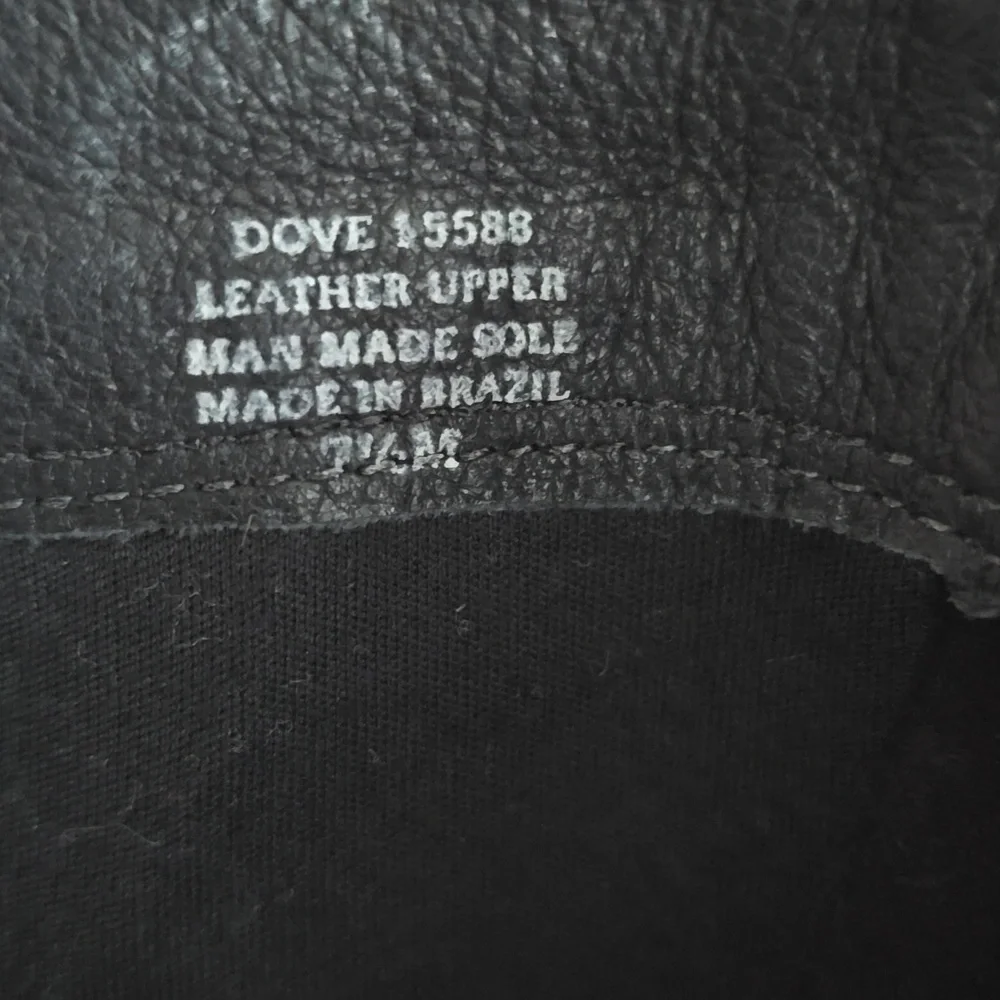 Women's Black Leather Boots - Picture 8 of 10